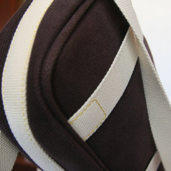 LOUIS VUITTON CUP BESACE TOILE ANTIGUA MOCCA MESSENGER BAG-100% AUTHENTIC - Picture 7 of 14